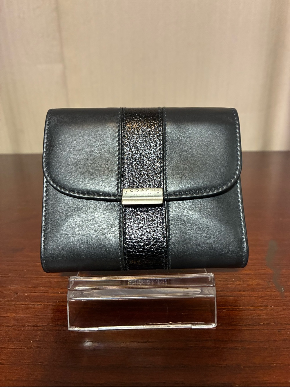 Coach Vintage Bridle Trifold Wallet Made in Italy